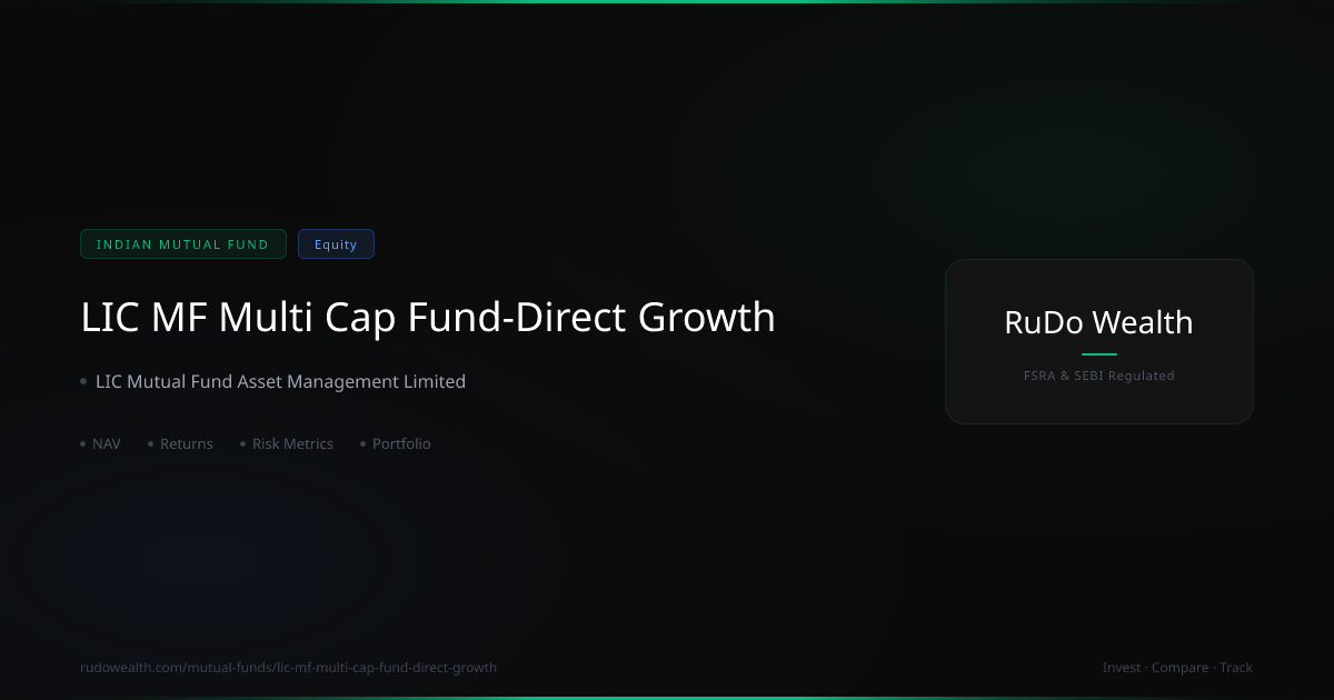 LIC MF Multi Cap Fund Direct Growth: NAV, Returns vs NIFTY 500 Multicap ...